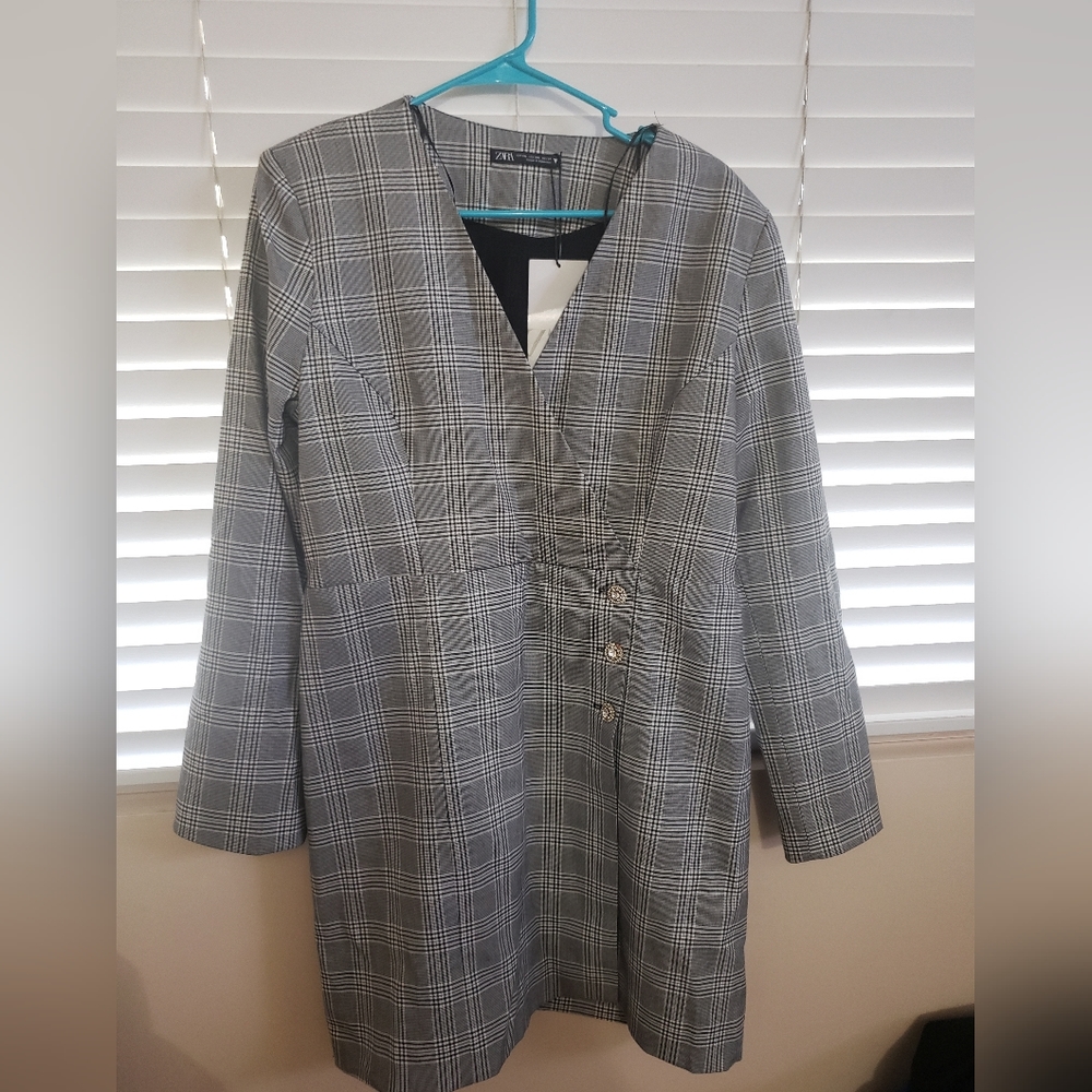 Zara Plus Size Blazer Dress, Blk, XXL, NWT